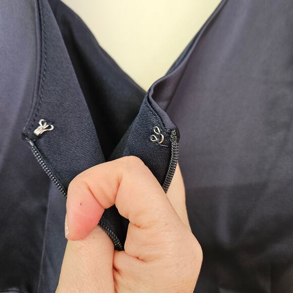 Thread Midnight Square Neck Satin Gown Size M NWT Formal Holiday Party Event - Picture 5 of 9